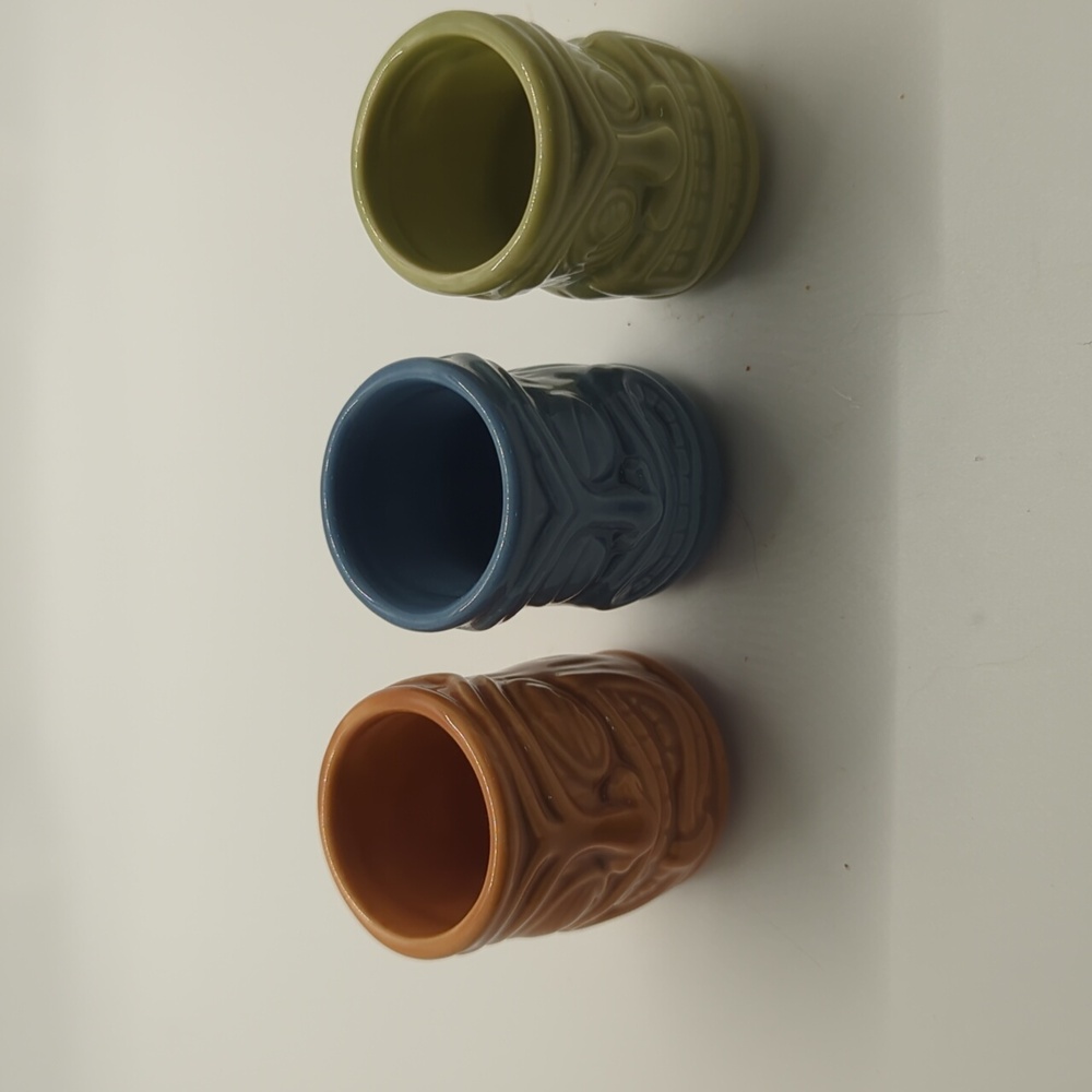 2010 KC Hawaiian totem shot glass set of 3